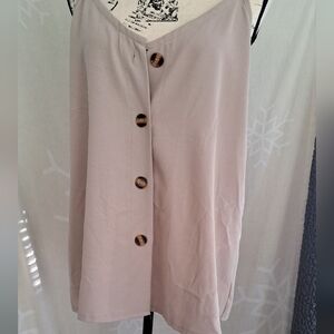 Vintage button up tank
